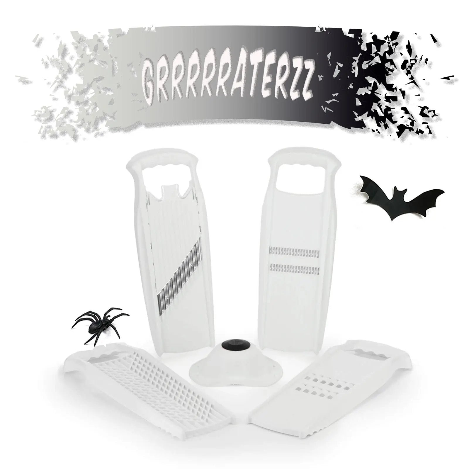 Halloween - Grrrrraterzz - Börner all-in-one Raspenset - Inclusief beschermkap! Börner Kitchentools